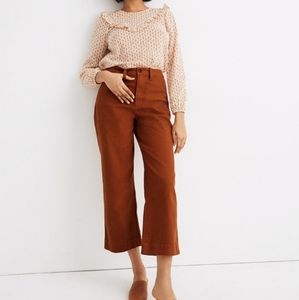 Madewell Petite Curvy Slim Emmett Wide Leg Pants
